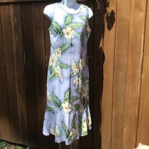 Iolani Hawaiian Luau 🌺 Dress Vintage EC